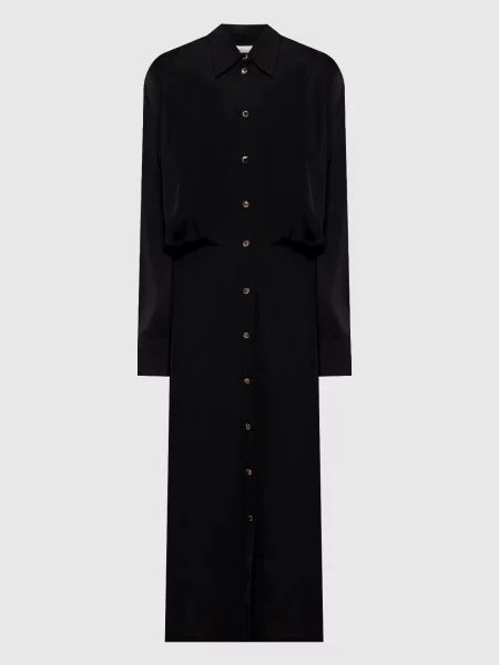 Платье-рубашка Max Mara Sportmax черное
