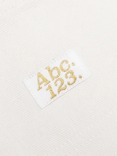 Pantaloni Advisory Board Crystals de cristal din canvas alb
