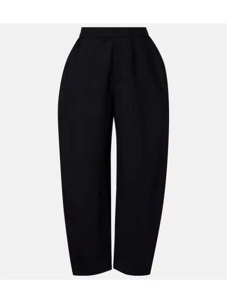 Pantaloni Róhe cu talie înaltă negru