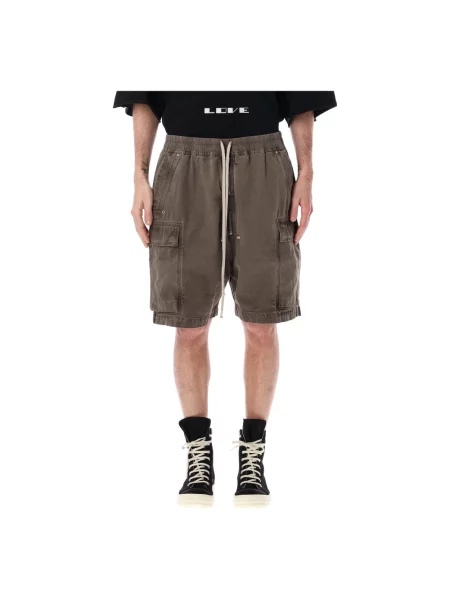 Szorty cargo Rick Owens brązowe