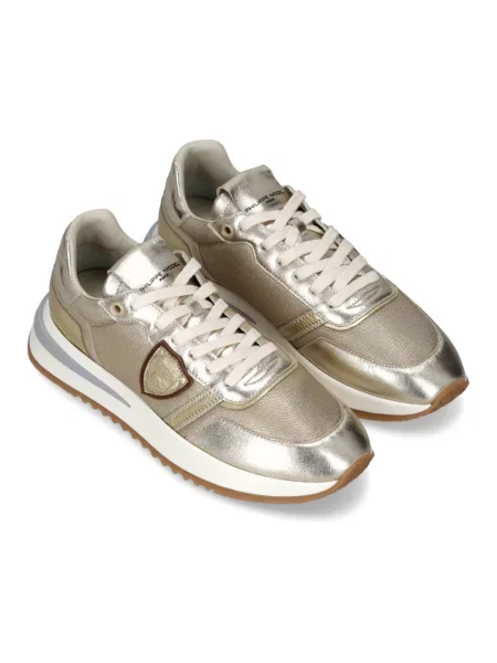 Buty do biegania Philippe Model skórzane do biegania żółte