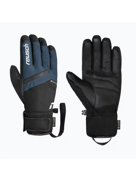 Mănuși de schi pentru bărbați Reusch Booster Gore-Tex black/dress blue negru
