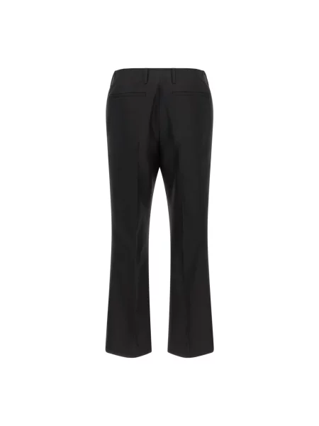 Spodnie Dries Van Noten wełniane czarne