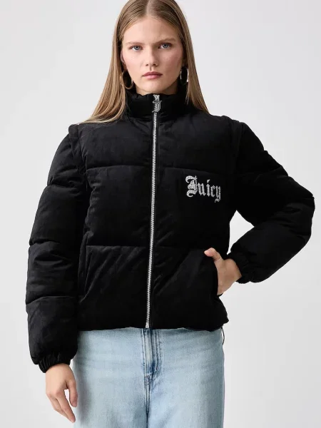Kamizelka Juicy Couture pikowana czarna