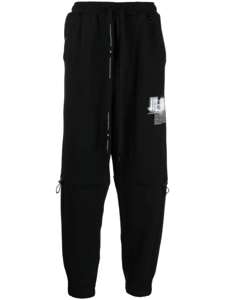 Kalhoty Niløs s potiskem černé