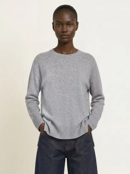 Closed Sweter grau szary