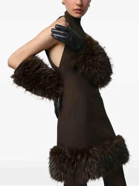 Rochie mini Apparis de costum maro