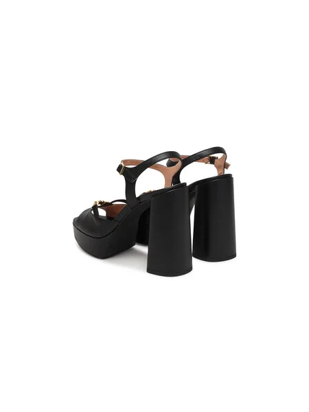 Szandál LOVE MOSCHINO fekete