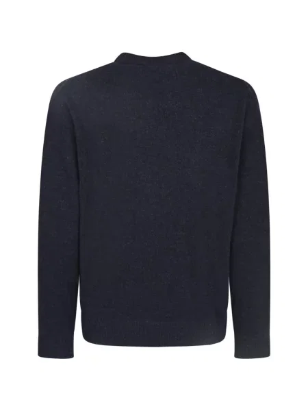 Pulover Zegna cu decolteu rotund albastru