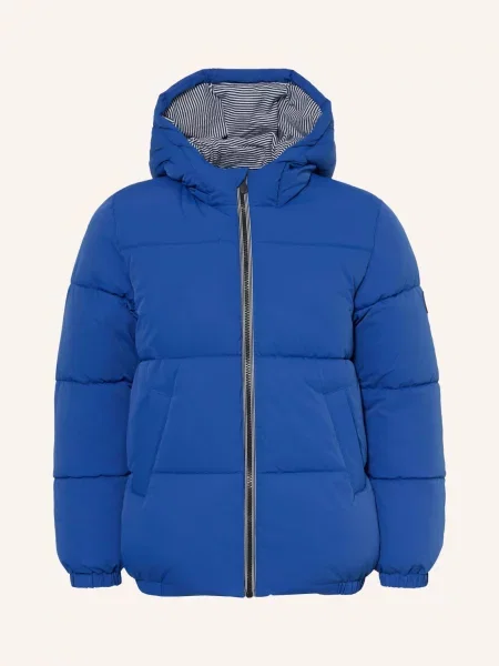 Petit Bateau Kurtka Pikowana blau niebieska