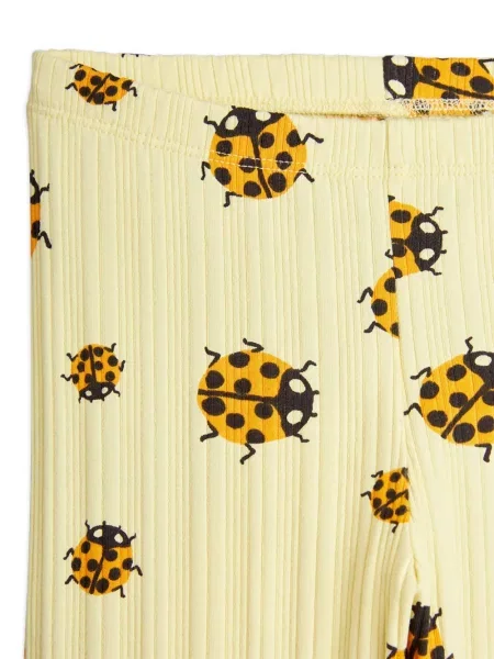 Legginsy dziecięce Mini Rodini żółte