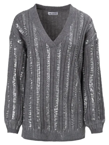 Influencer Pulover gri