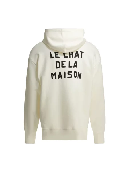 Bluza z kapturem Valentino z kapturem biała