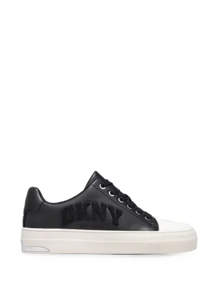 Sneakerși Dkny cu autograf negru