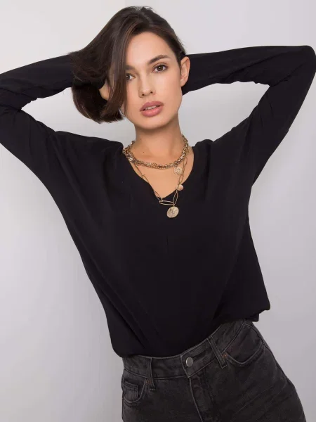 Bluză Fashionhunters negru