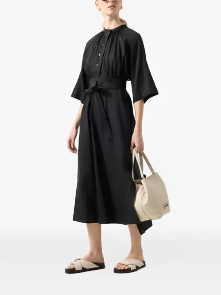 Rochie midi Bogner cu broderie negru