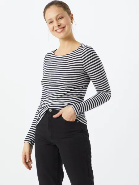 Marc O'Polo Tricou albastru noapte alb