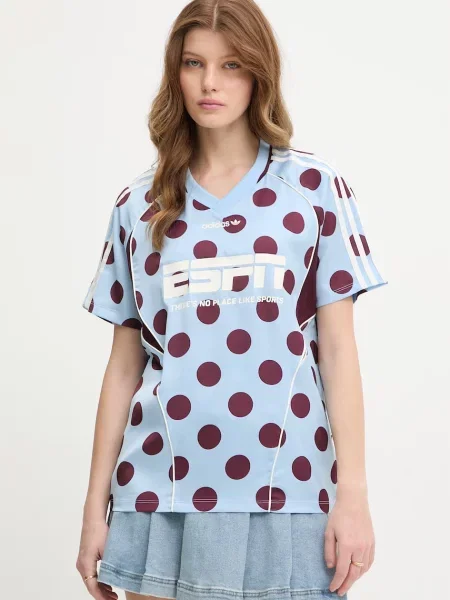 Adidas Originals t-shirt niebieska