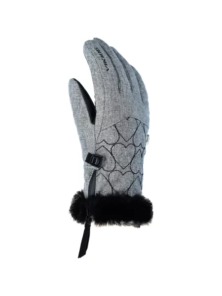 Rękawice narciarskie VIKING Meris Ski Kids szare