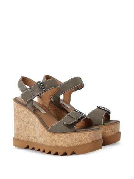 Sandale Stella Mccartney cu platformă gri