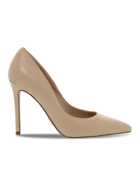 Czółenka Steve Madden skórzana beżowa