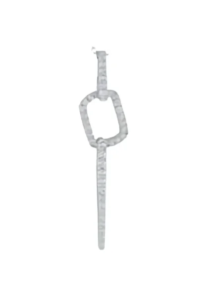 Colier Lb Exclusive cu imprimeu geometric alb