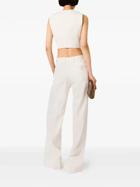 Pantaloni Stella Mccartney cu picior lat