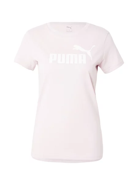 PUMA Tricou Ess No. 1 roz alb
