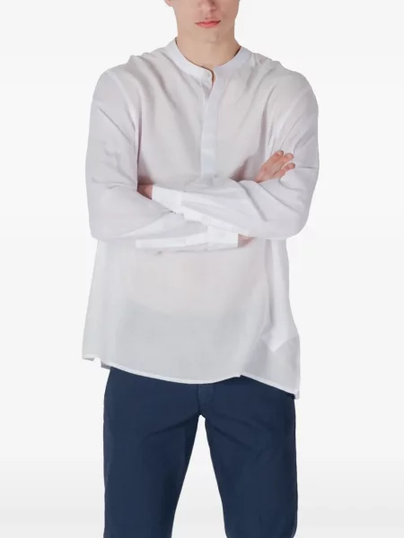 Gulerat tricou Antony Morato alb