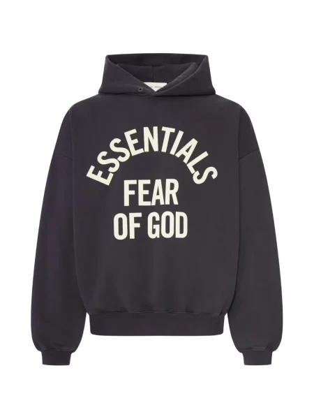 Суичър с качулка Fear Of God Essentials черно