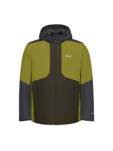 Ocieplana kurtka Jack Wolfskin zielona