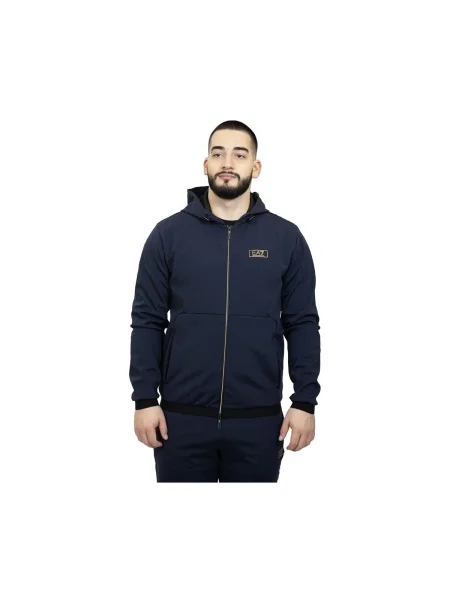 Geacă Emporio Armani albastru