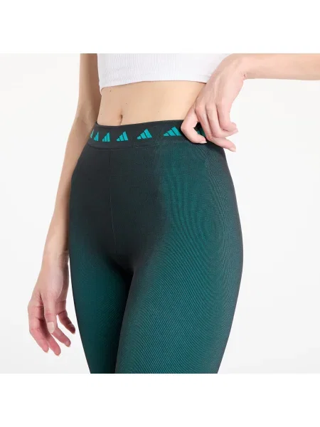 Leggings adidas EQT Legging Black/ Equipment Green L fekete