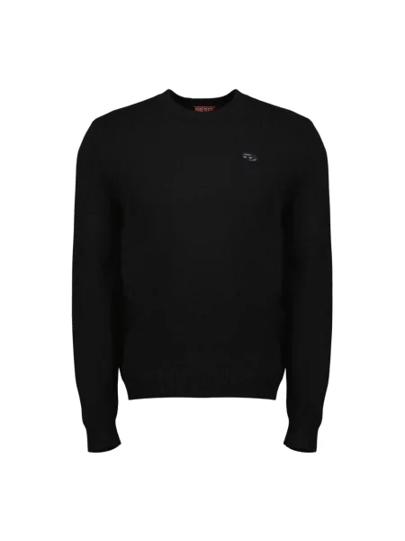 Sweter Diesel wełniany czarny