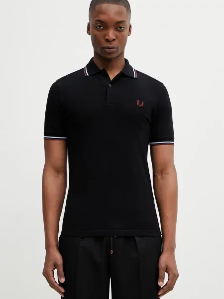 Fred Perry tricou polo negru