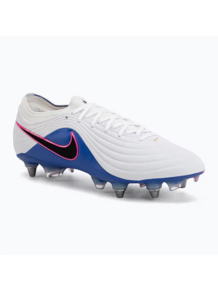 Încălțăminte de fotbal pentru bărbați Nike Tiempo Maestro Elite SG-Pro white/racer blue/pink blast/black alb