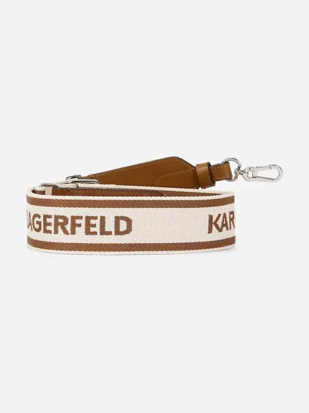 Karl Lagerfeld Pas za torbico bež