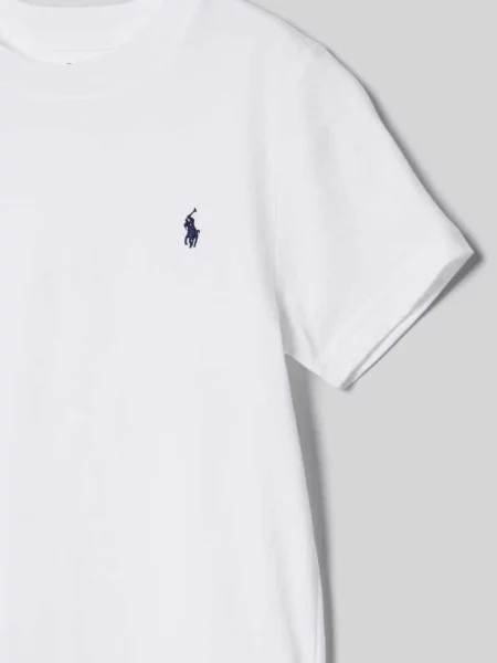 T-shirt z okrągłym dekoltem Polo Ralph Lauren biała