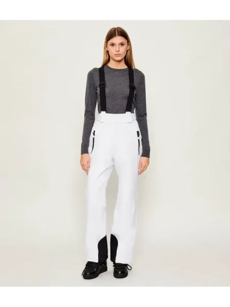 Pantaloni de schi alb