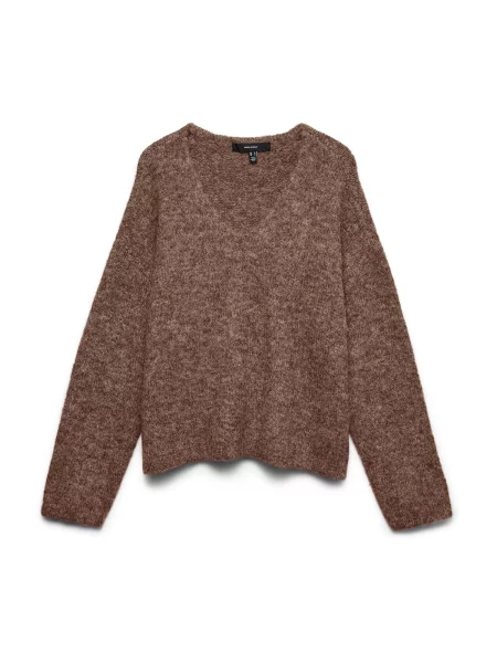 VERO MODA Sveter VMBERRY' hnedá