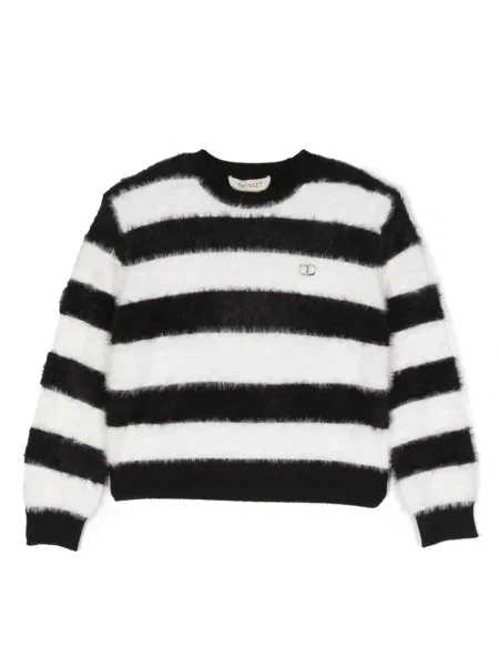 Sweter dziecięcy Twinset biały