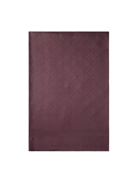 Calvin Klein Akcesoria unisex ONE SIZE Miękki szal z tonalnym logo czerwony