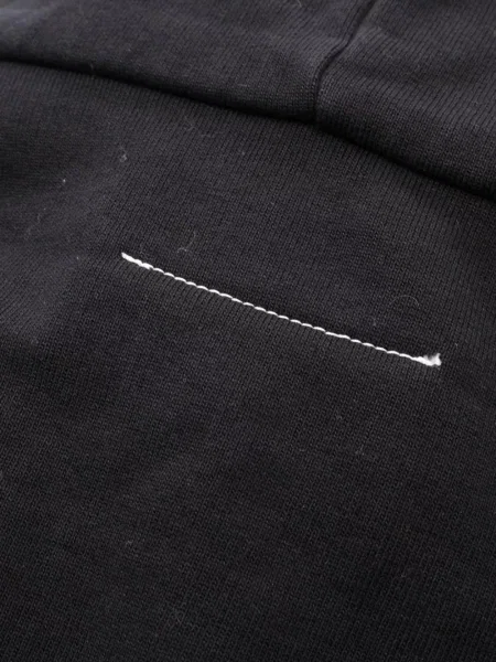 Decupat hanorac cu glugă Mm6 Maison Margiela negru