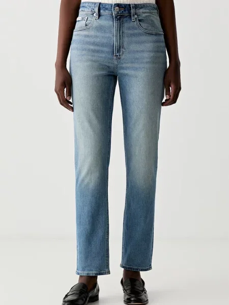 Calvin Klein Jeans blugi mom fit pentru femei albastru