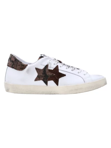 Sneakersy 2star skórzane białe