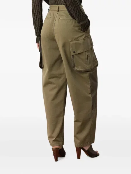 Satenske rukavice Polo Ralph Lauren s vezom s vezicama smeđa