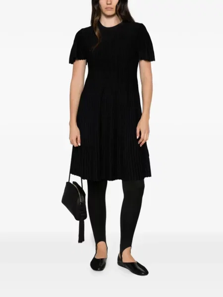 Scurt rochie midi Emporio Armani tricotate negru