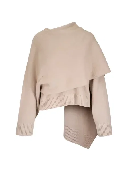 Pulover Altuzarra asimetric drapat