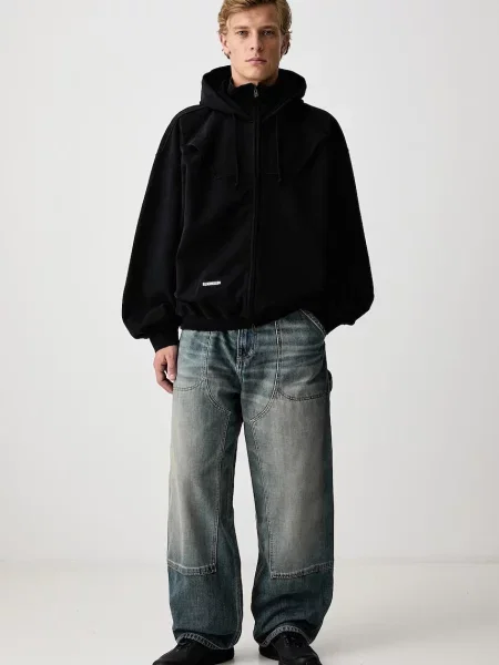 Vetements Upside-down hanorac cu glugă din pentru bărbați