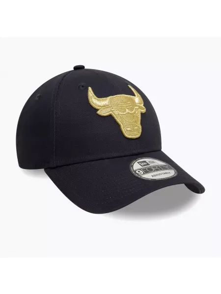 New Era Metallic Bulls бейзболна шапка navy синьо